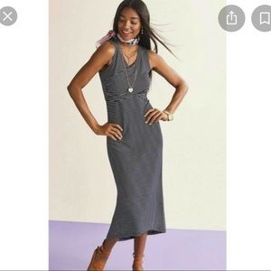 Cabi Launch midi wrap dress size large